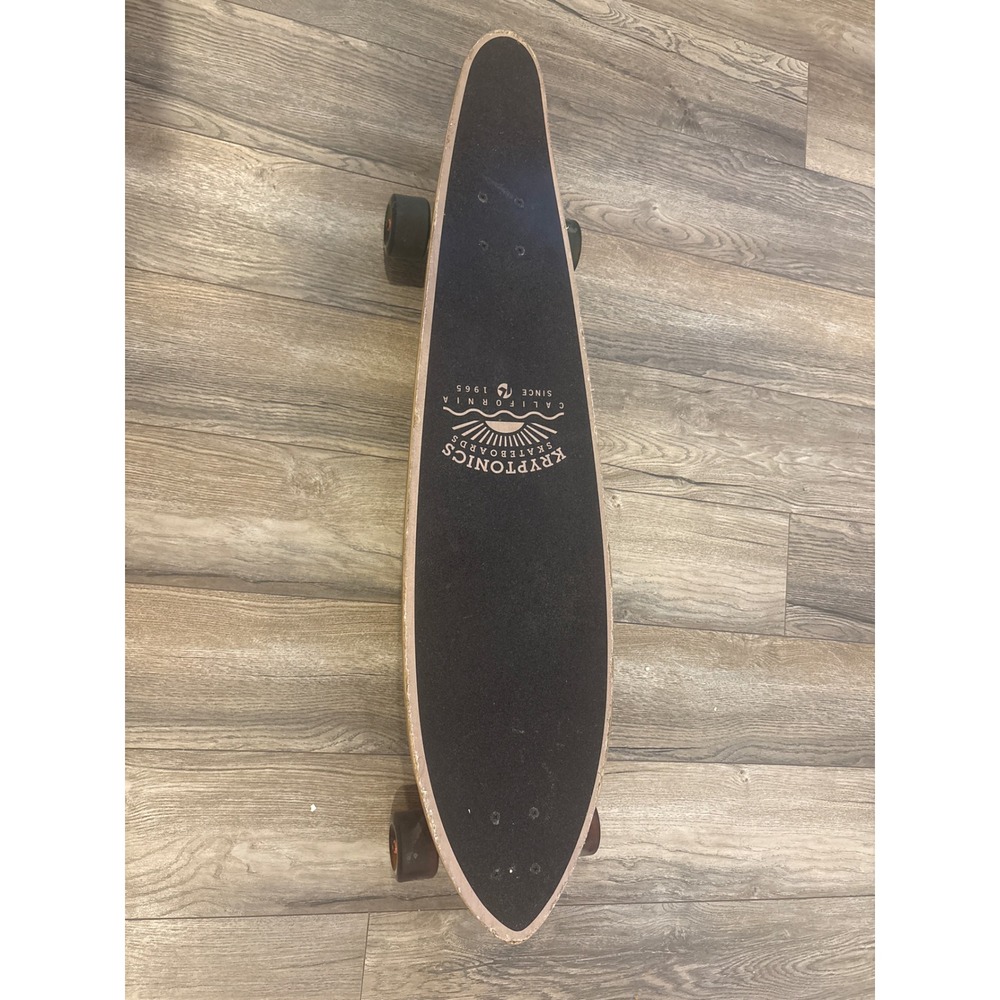 Kryptonics California Since 1965 Pintail Longboard Skateboard Tropical Graphic